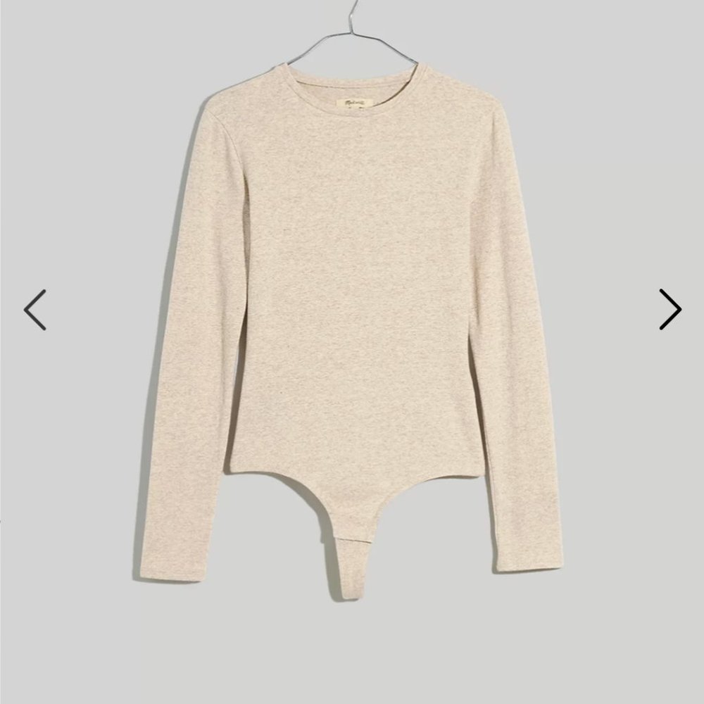 Crewneck Thong Bodysuit
